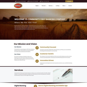 Community First Banking Company